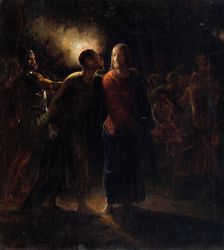 Kiss of Judas, n.d. (after 1860). Creator: Wilhelm Marstrand
