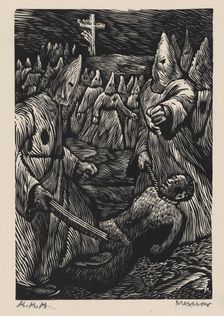 K.K.K., 1927. Creator: Adolfo Mexiac