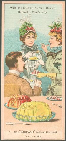 Kkovah Table Jelly, 1890s