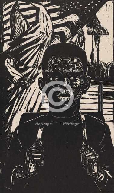 Klu Klux Klan, 1965. Creator: Arno Fleischer.