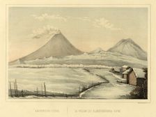 Klyuchevskoi Volcano, 1856. Creator: Ivan Dem'ianovich Bulychev