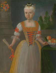 Klára Horvath Stancic aged six, 1740. Creator: Ján Gottlieb Kramer