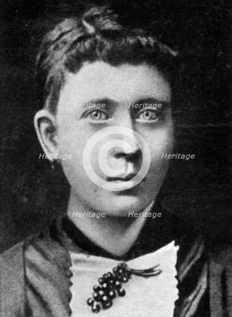 Klara Hitler, mother of Adolf Hitler, c late 1880s(?). Artist: Unknown