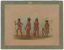 Klatsop Indians, 1855/1869. Creator: George Catlin