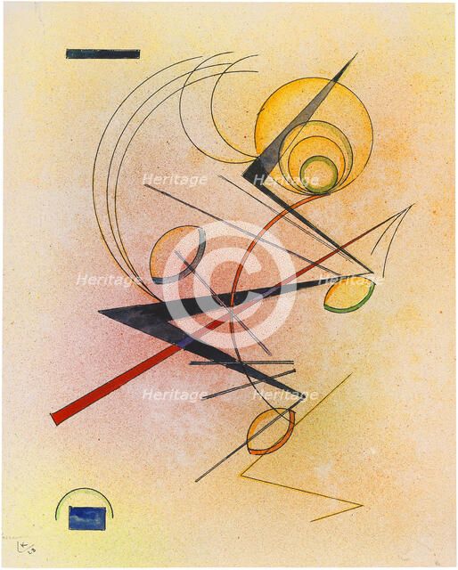 Kleines Warm, 1928. Creator: Kandinsky, Wassily Vasilyevich (1866-1944).