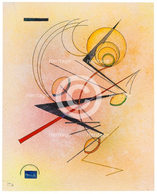 Kleines Warm, 1928. Creator: Kandinsky, Wassily Vasilyevich (1866-1944).