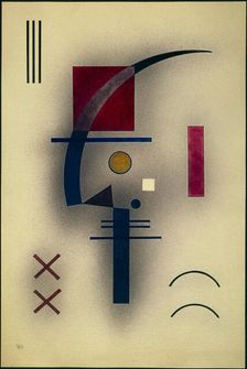 Kleines Weiss (Small White), 1928. Creator: Kandinsky, Wassily Vasilyevich (1866-1944)