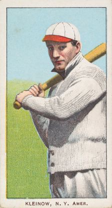 Kleinow, New York, American League, from the White Border series (T206) for the America..., 1909-11. Creator: American Tobacco Company