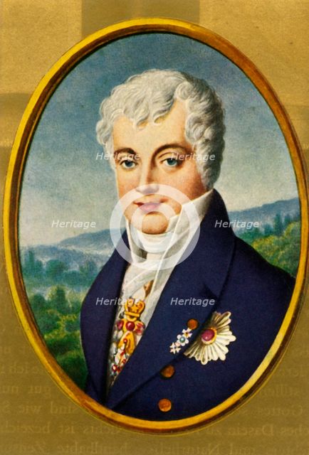 'Klemens Lothar Wenzel Fürst von Metternich', (1933) Creator: Unknown.