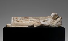Kline Monument with a Reclining Girl, A.D. 120-140. Creator: Unknown