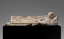 Kline Monument with a Reclining Girl, A.D. 120-140. Creator: Unknown