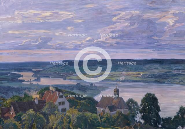 Klingenzell on the Rhine, 1913. Creator: Ferdinand Kruis.