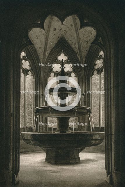 'Kloster Maulbronn - Maulbronn Abbey, Well in the Cloister', 1931. Artist: Kurt Hielscher.