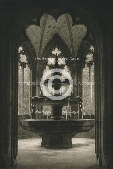 'Kloster Maulbronn - Maulbronn Abbey, Well in the Cloister', 1931. Artist: Kurt Hielscher.