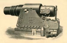 Krupp's 1000-Pounder Gun c1872. Creator: Unknown