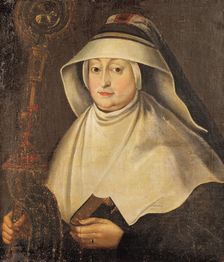 Krystyna Eufemia Radzivill (1598-1657), Abbess at the Benedictine convent in Nesviz. Creator: Unknown