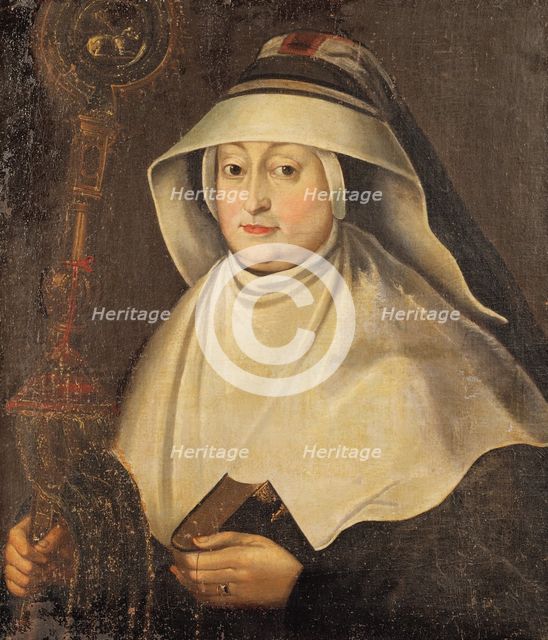 Krystyna Eufemia Radzivill (1598-1657), Abbess at the Benedictine convent in Nesviz. Creator: Unknown.