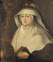 Krystyna Eufemia Radzivill (1598-1657), Abbess at the Benedictine convent in Nesviz. Creator: Unknown
