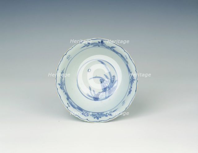 Kraak blue and white bowl with birds and flowers, Ming dynasty, China, 1560-1580. Artist: Unknown