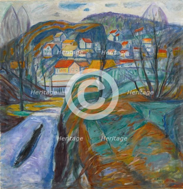 Kragerø in spring, 1929.