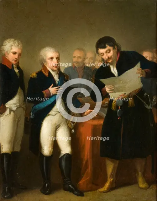 Krakow Surrendered to the Prussians, 1794. Creator: Michal Stachowicz.
