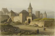 Krakow Slawkowska Gate (Brama Slawkowska), c1850