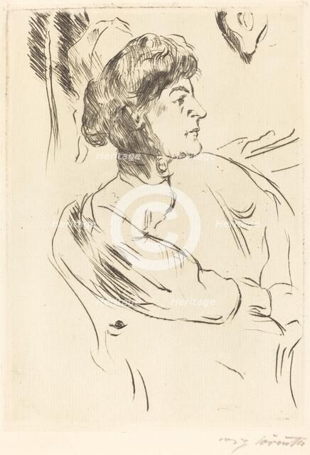 Krankenschwester (Nurse), 1914. Creator: Lovis Corinth.