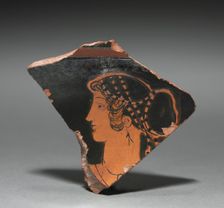 Krater Fragment, c. 460-450 BC. Creator: Nausicaa Painter (Greek), attributed to