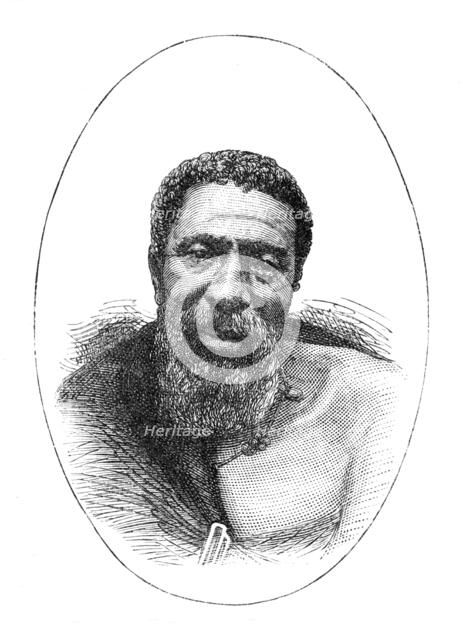 'Kreli, Chief of the Galekas', 1877, (c1880). Artist: Unknown.