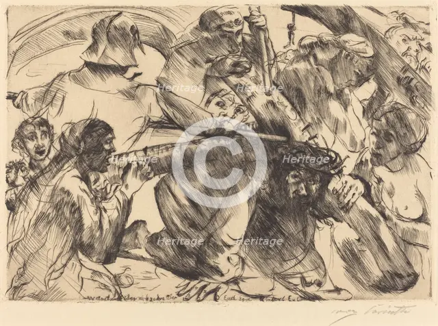 Kreuztragung (Christ Bearing the Cross), 1916. Creator: Lovis Corinth.