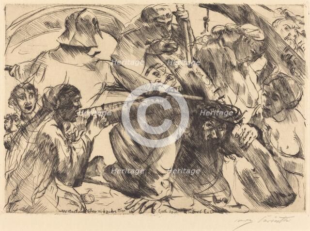 Kreuztragung (Christ Bearing the Cross), 1916. Creator: Lovis Corinth.