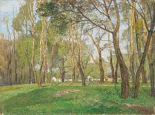 Krieau in the Prater, 1902. Creator: Tina Blau