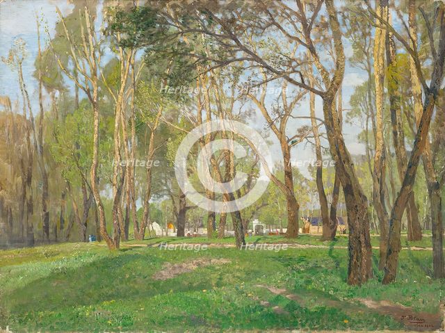 Krieau in the Prater, 1902. Creator: Tina Blau.