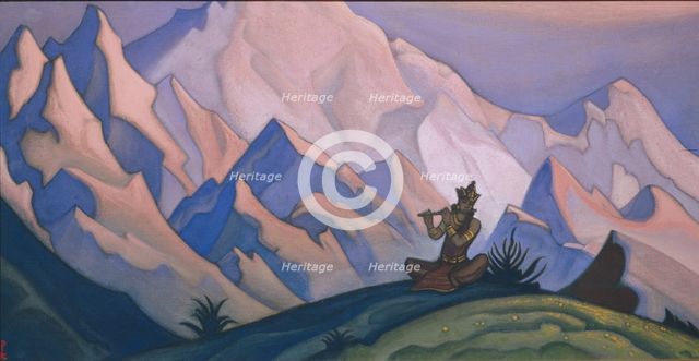 Krishna, 1946. Artist: Roerich, Nicholas (1874-1947)
