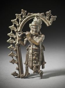 Krishna, the Divine Flutist, 15th century. Creator: Unknown