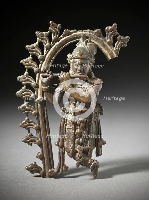 Krishna, the Divine Flutist, 15th century. Creator: Unknown.