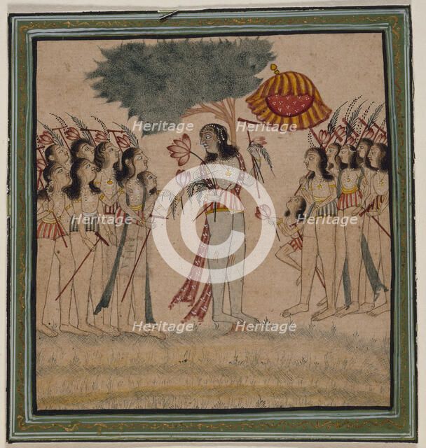 Krishna with the Gopas, between c1720 and c1730. Creator: Unknown.