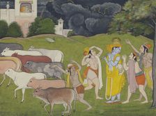 Krishna and the Call of the Flute, c. 1790