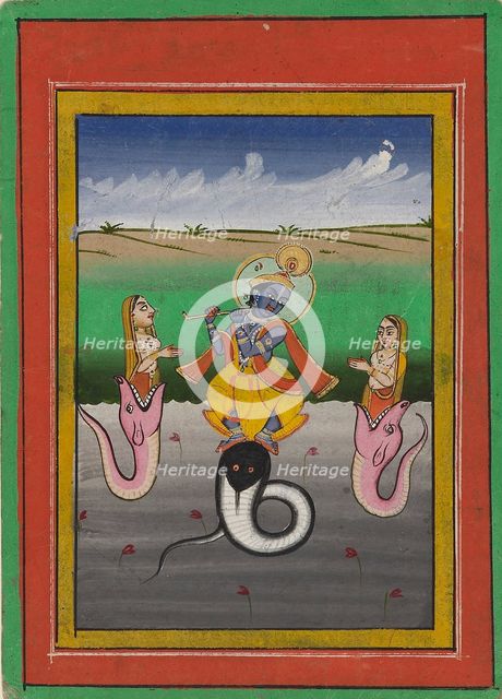 Krishna Kaliyamardaka, early 20th century. Artist: Unknown.