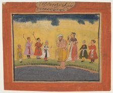 Krishna's Parents Search for Him, ca. 1615. Creator: Unknown