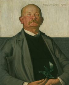 Kristian Zahrtmann,the Danish Painter, 1896. Creator: Johan Rohde