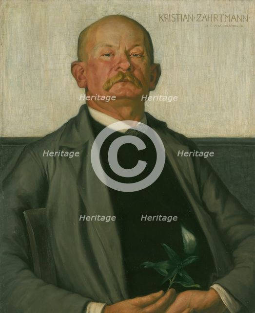 Kristian Zahrtmann,the Danish Painter, 1896. Creator: Johan Rohde.