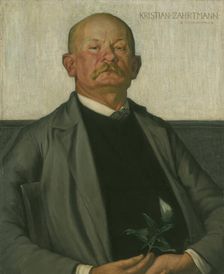 Kristian Zahrtmann,the Danish Painter, 1896. Creator: Johan Rohde