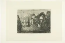 Kristiania Bohemians I, 1895. Creator: Edvard Munch