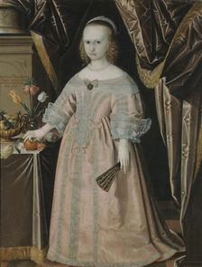 Kristina, 1645-1705, Princess of Baden-Durlach, Duchess of Saxe-Gotha, 1651. Creator: Anon