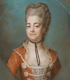 Kristina Augusta von Fersen, 1754-1846, married to Fredrik Adolf Löwenhielm, mid-18th century. Creator: School of Gustaf Lundberg
