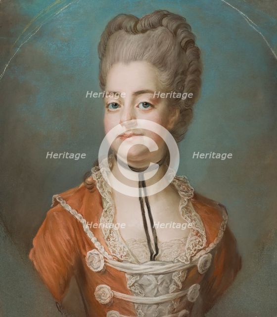 Kristina Augusta von Fersen, 1754-1846, married to Fredrik Adolf Löwenhielm, mid-18th century. Creator: School of Gustaf Lundberg.