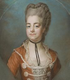 Kristina Augusta von Fersen, 1754-1846, married to Fredrik Adolf Löwenhielm, mid-18th century. Creator: School of Gustaf Lundberg