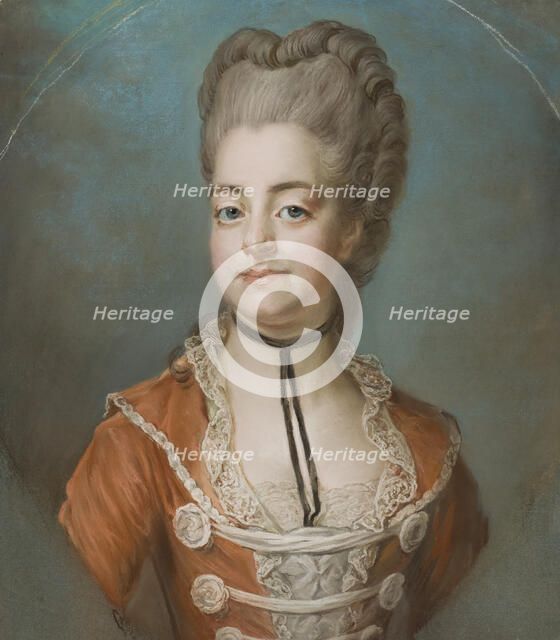 Kristina Augusta von Fersen, 1754-1846, married to Fredrik Adolf Löwenhielm, mid-18th century. Creator: School of Gustaf Lundberg.