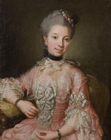 Kristina Sofia Silfversköld, married Drufva (1726-1779). mid-late 18th century. Creator: Ulrika Fredrika Pasch
